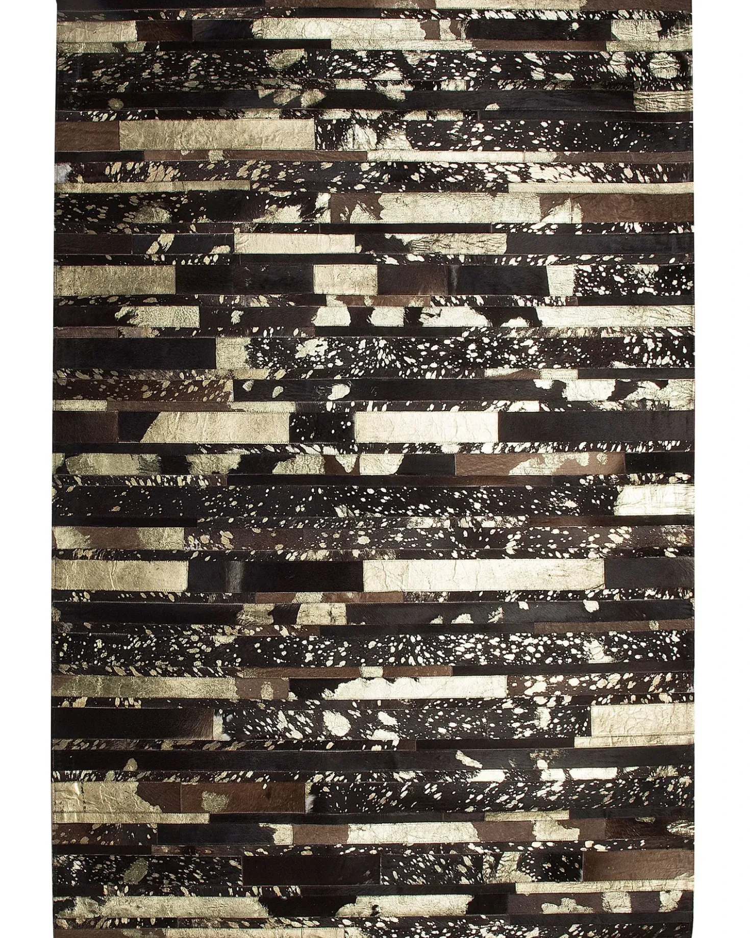 Gulvtæppe ARTVIN Brun 160 x 230 cm Ægte læder