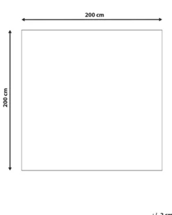 Gulvtæppe AVANOS Lyserød 200 x 200 cm Uld