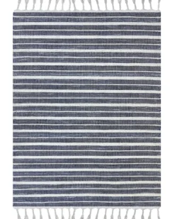 Gulvtæppe BADEMLI Mørkeblå 160 x 230 cm