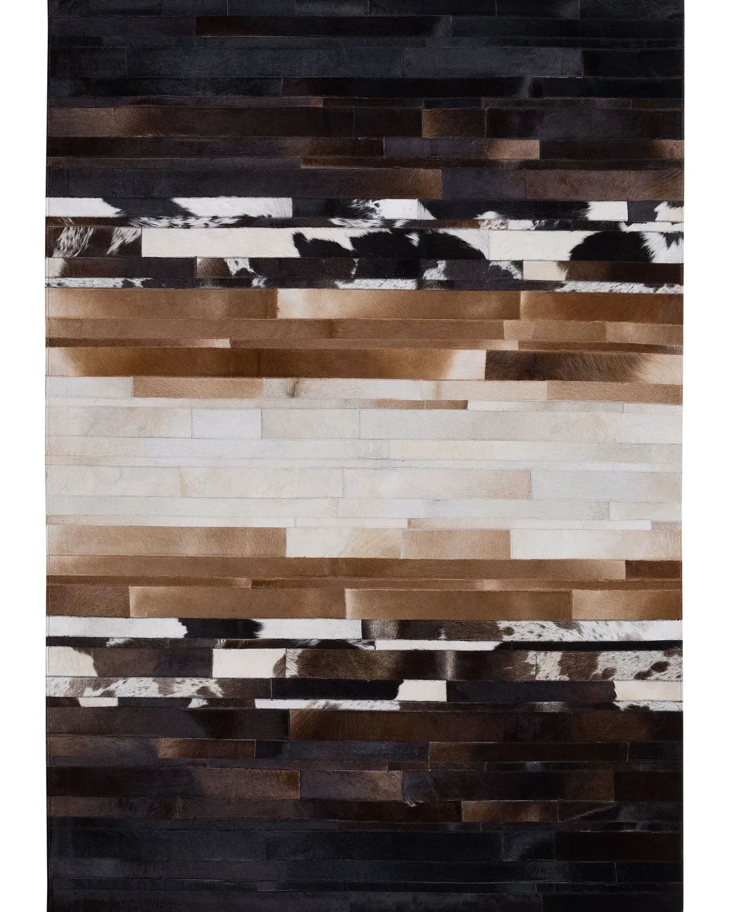 Gulvtæppe DALYAN Brun 140 x 200 cm Ægte læder