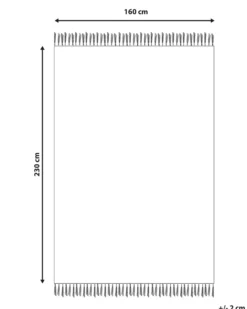 Gulvtæppe DANCA Hvid 160 x 230 cm