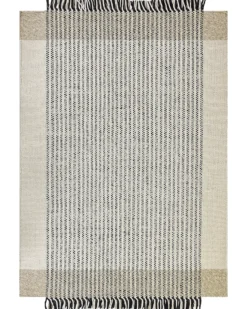 Gulvtæppe DIVARLI Beige 160 x 230 cm Uld