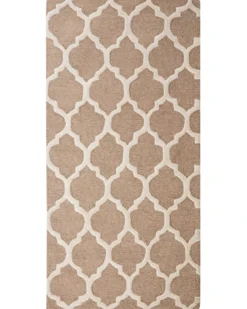 Gulvtæppe ERBAA Beige 80 x 150 cm Uld