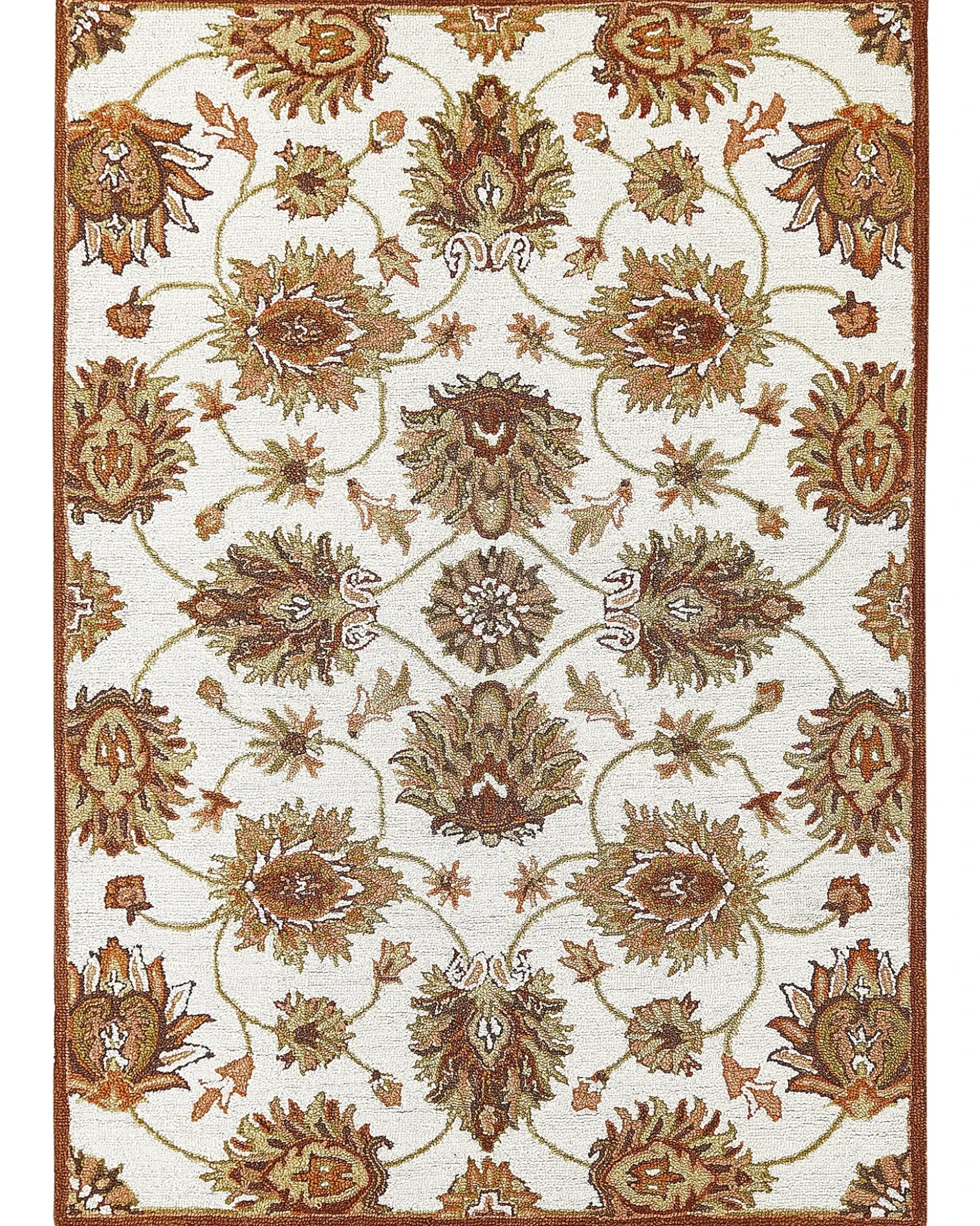 Gulvtæppe EZINE Beige 160 x 230 cm Uld