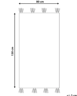 Gulvtæppe KASAKH Multifarvet 80 x 150 cm Uld Kelim