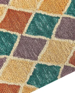 Gulvtæppe KESKIN Multifarvet 160 x 230 cm Uld