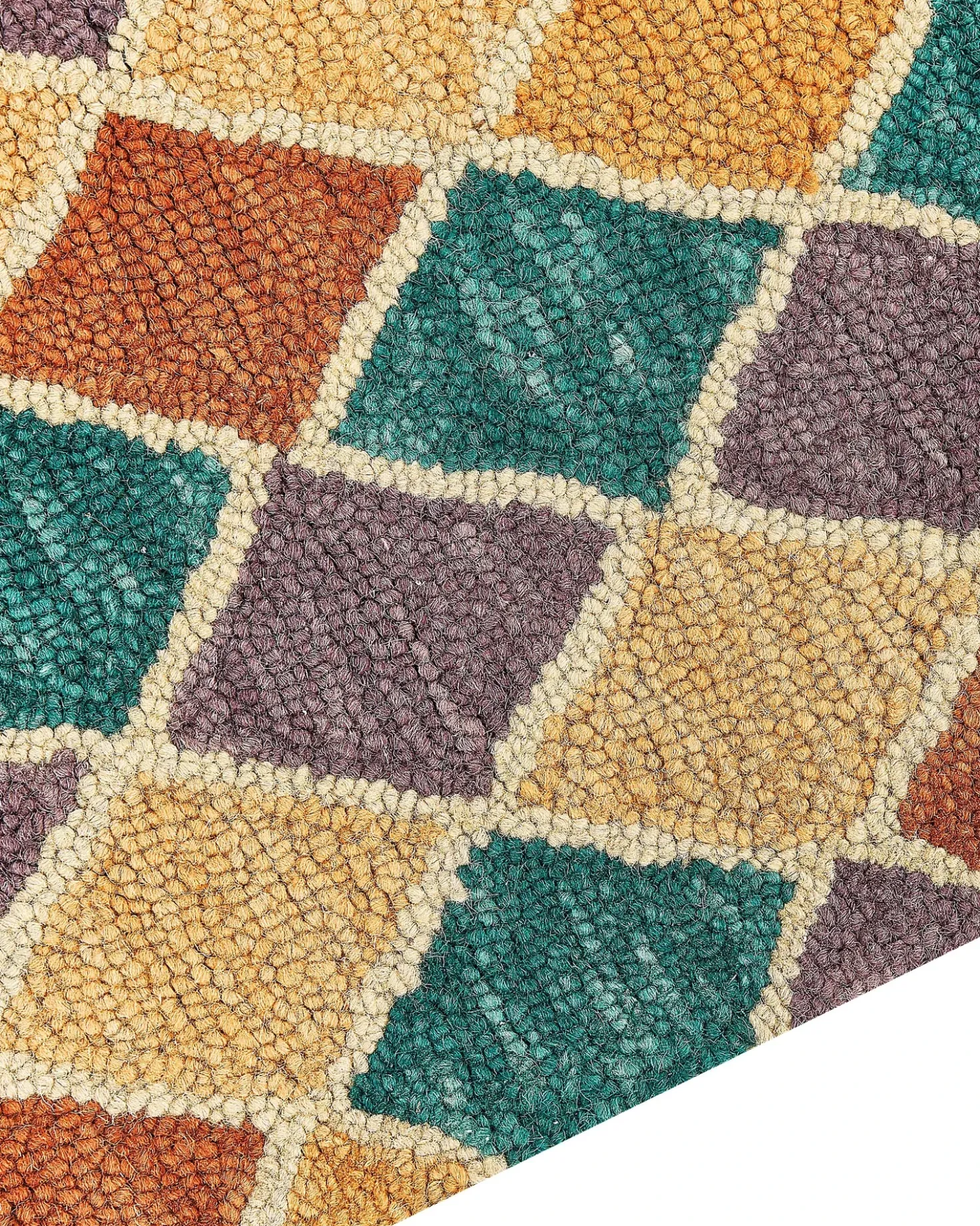 Gulvtæppe KESKIN Multifarvet 160 x 230 cm Uld