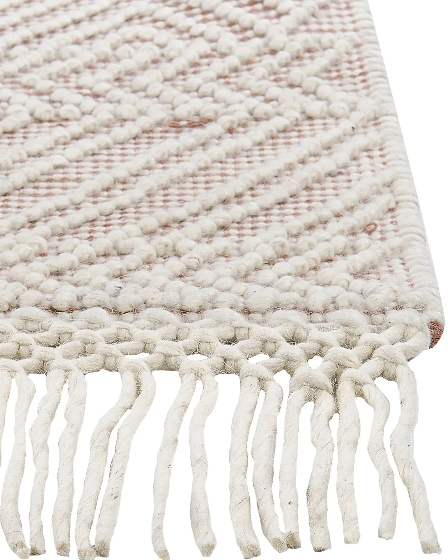 Gulvtæppe KESTEL Brun Beige 160 x 230 cm Uld