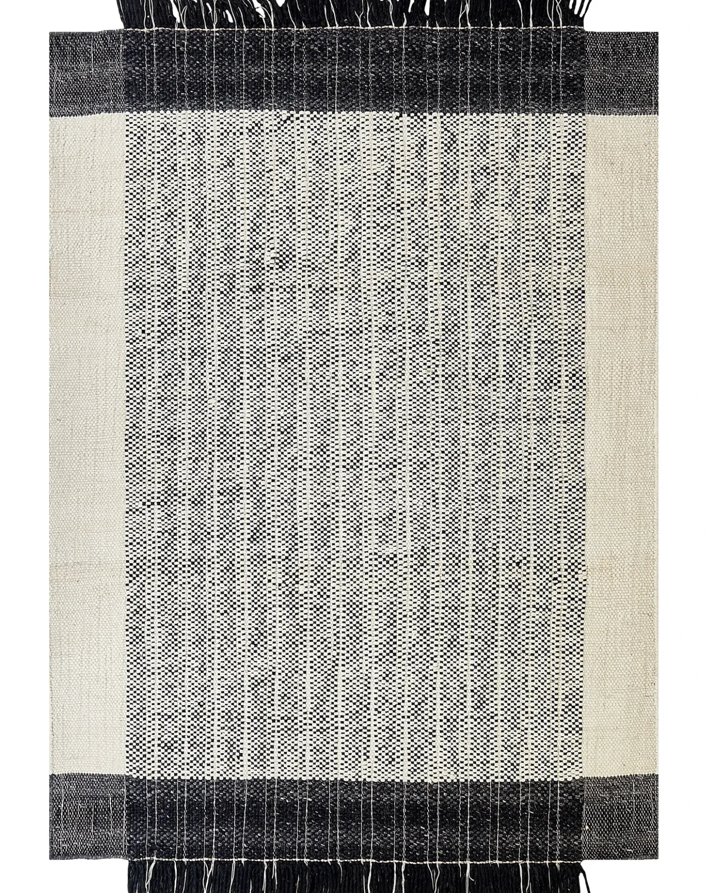 Gulvtæppe KETENLI Hvid 160 x 230 cm Uld