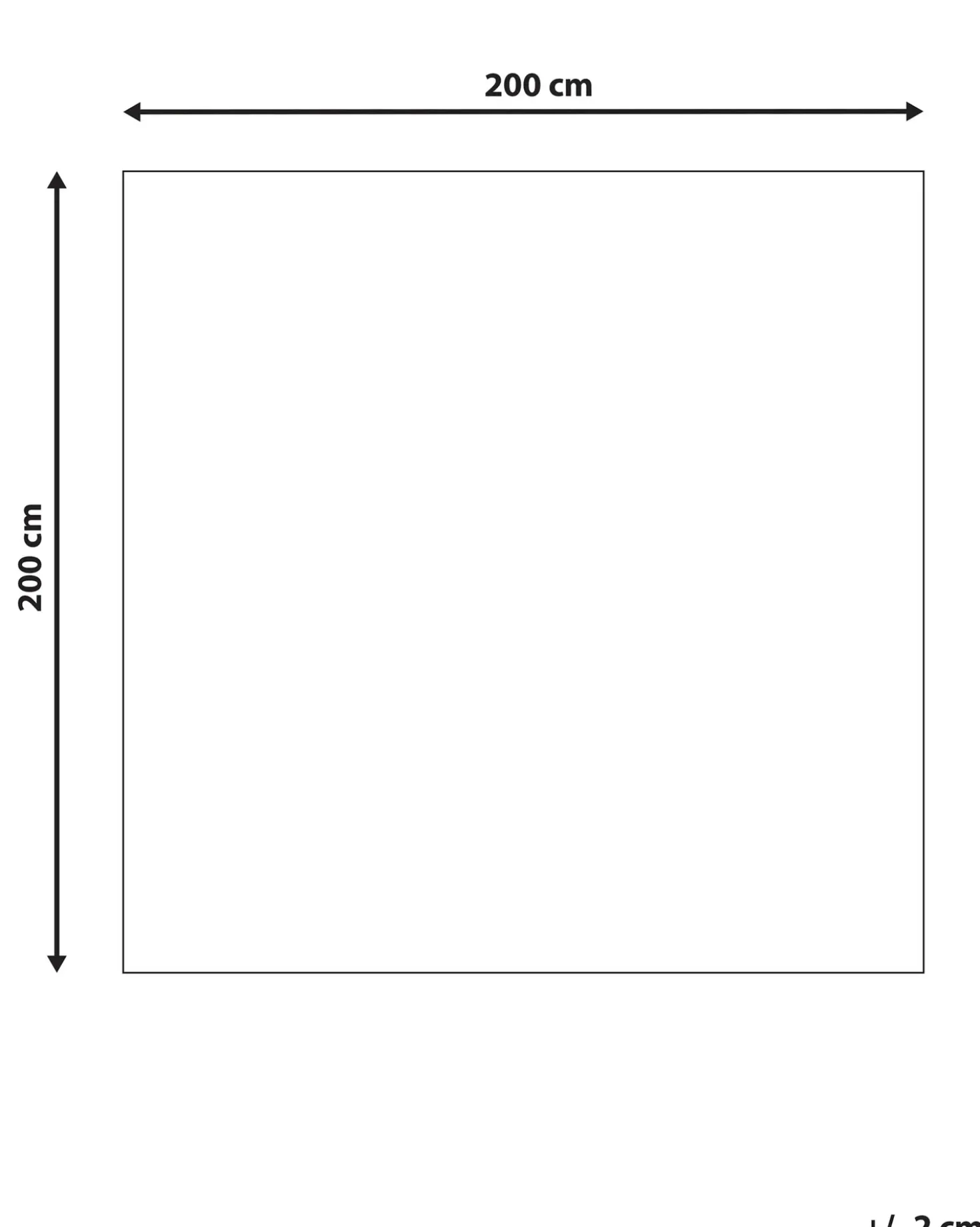 Gulvtæppe MUCUR Gul 200 x 200 cm Uld