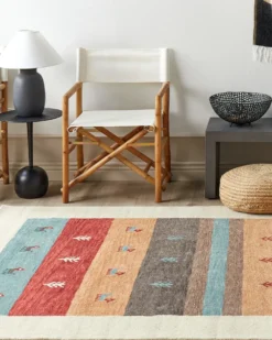 Gulvtæppe SARILAR Multifarvet 160 x 230 cm Uld Gabbeh