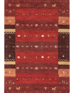 Gulvtæppe SINANLI Multifarvet 160 x 230 cm Uld Gabbeh