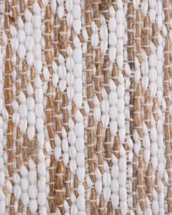 Gulvtæppe TUNCELI Beige 140 x 200 cm Bomuld