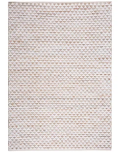 Gulvtæppe TUNCELI Beige 140 x 200 cm Bomuld