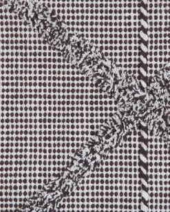 Gulvtæppe TUZLA Brun 140 x 200 cm Bomuld