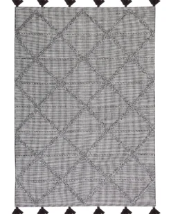 Gulvtæppe TUZLA Brun 140 x 200 cm Bomuld