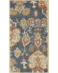 Gulvtæppe UMURLU Multifarvet 80 x 150 cm Uld