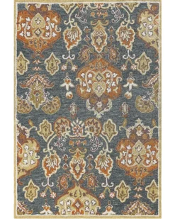 Gulvtæppe UMURLU Multifarvet 140 x 200 cm Uld