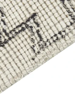 Gulvtæppe URLA Beige 140 x 200 cm Uld