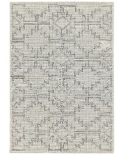 Gulvtæppe URLA Beige 140 x 200 cm Uld