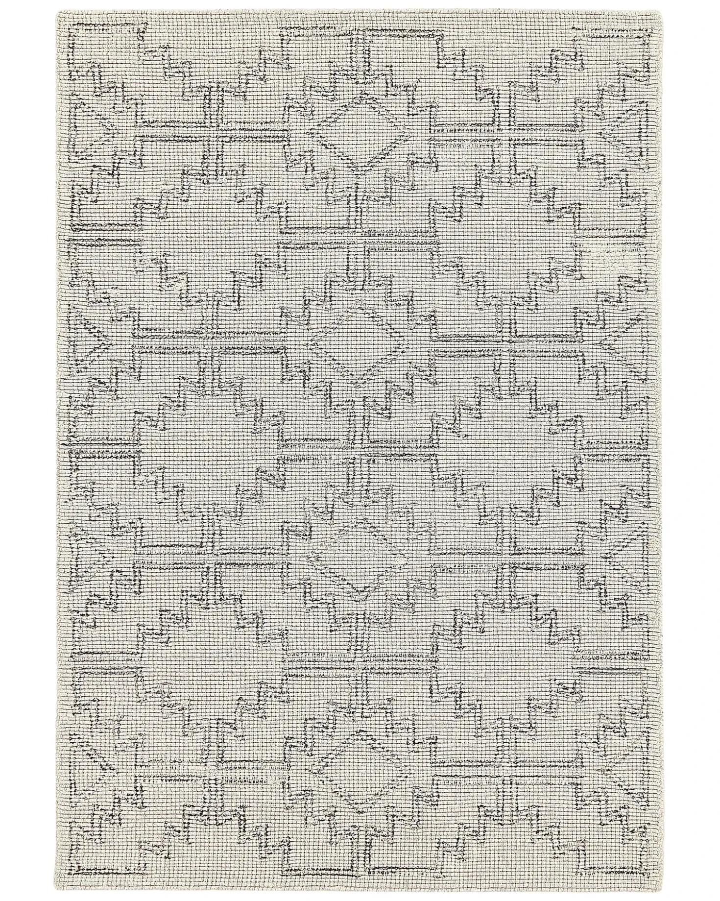 Gulvtæppe URLA Beige 140 x 200 cm Uld