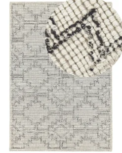 Gulvtæppe URLA Beige 140 x 200 cm Uld