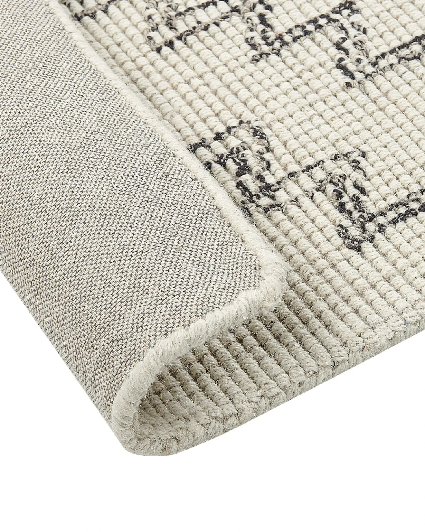 Gulvtæppe URLA Beige 140 x 200 cm Uld