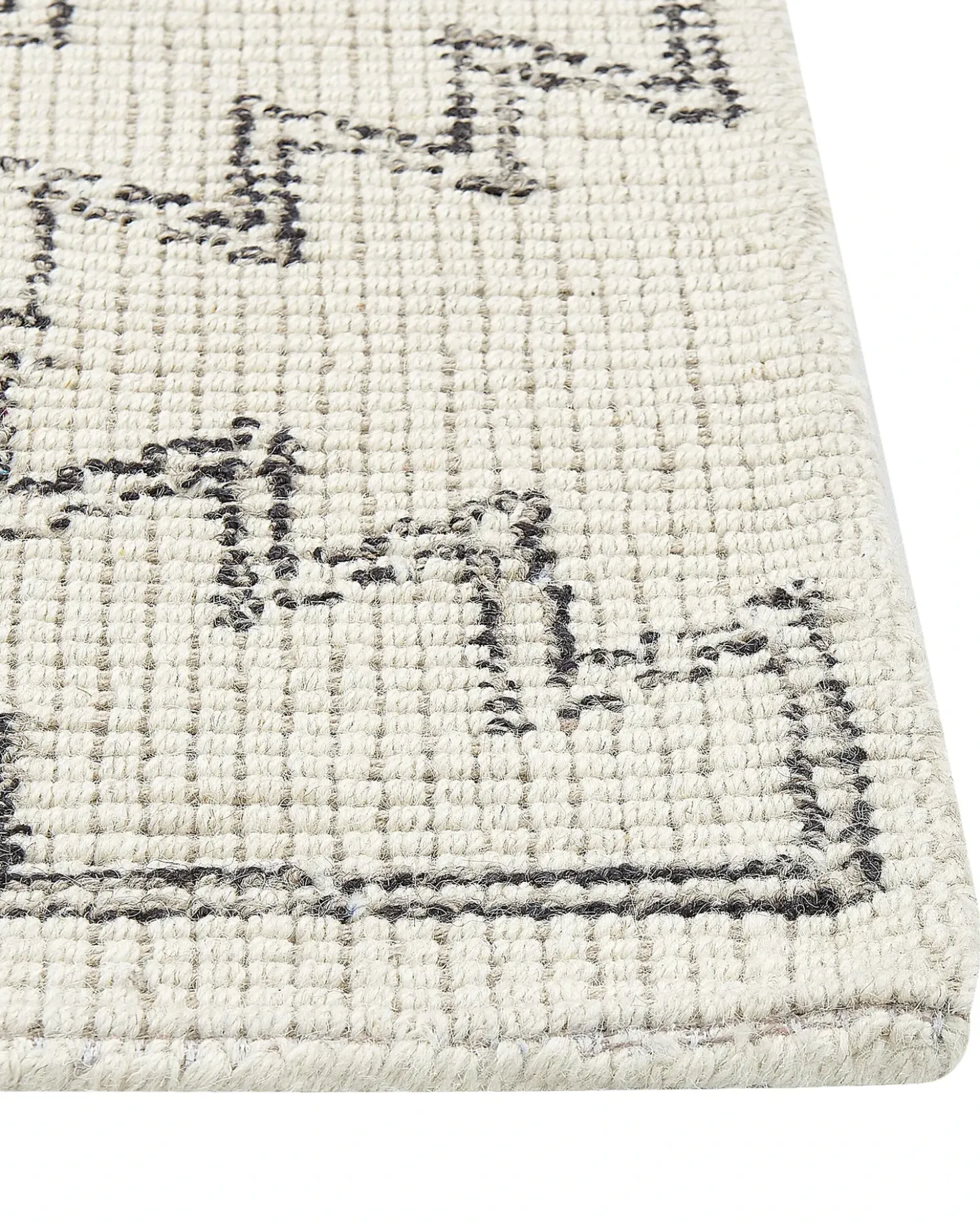 Gulvtæppe URLA Beige 140 x 200 cm Uld
