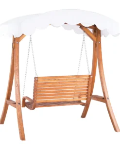 Gyngesofa ANDRIA Lærketræ Brun