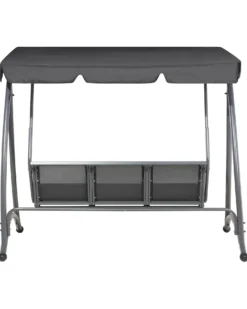 Gyngesofa BOGART Metal Sort