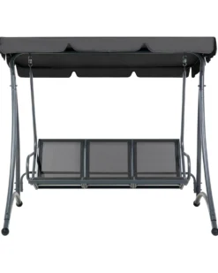 Gyngesofa BOGART Metal Sort