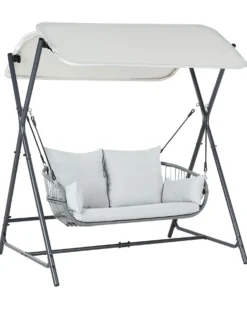 Gyngesofa FIASTRA Metal Lysegrå