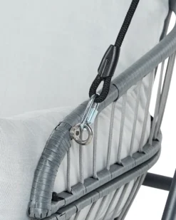 Gyngesofa FIASTRA Metal Lysegrå