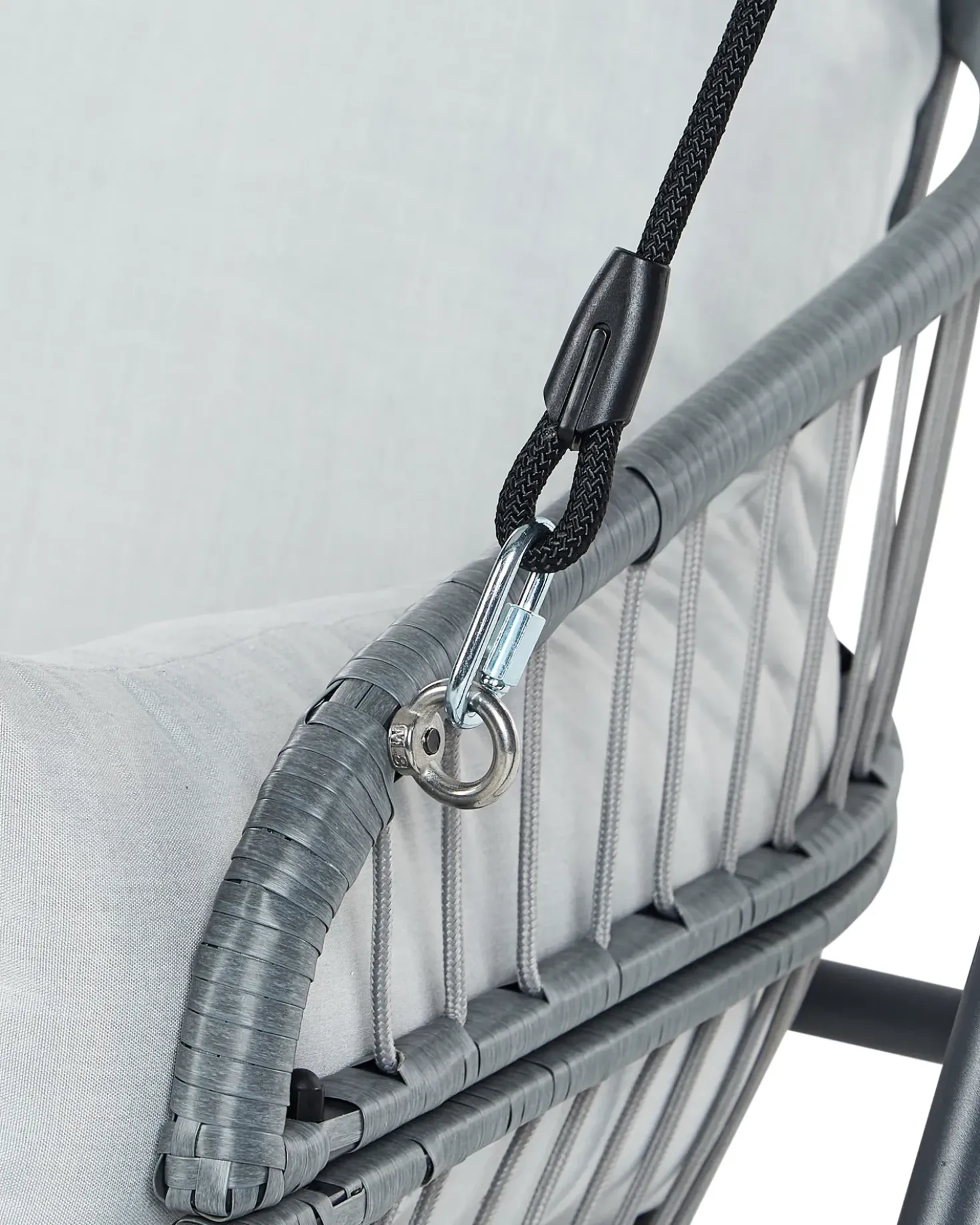 Gyngesofa FIASTRA Metal Lysegrå