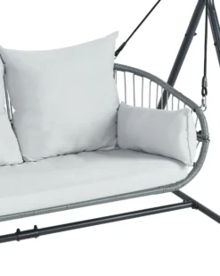 Gyngesofa FIASTRA Metal Lysegrå