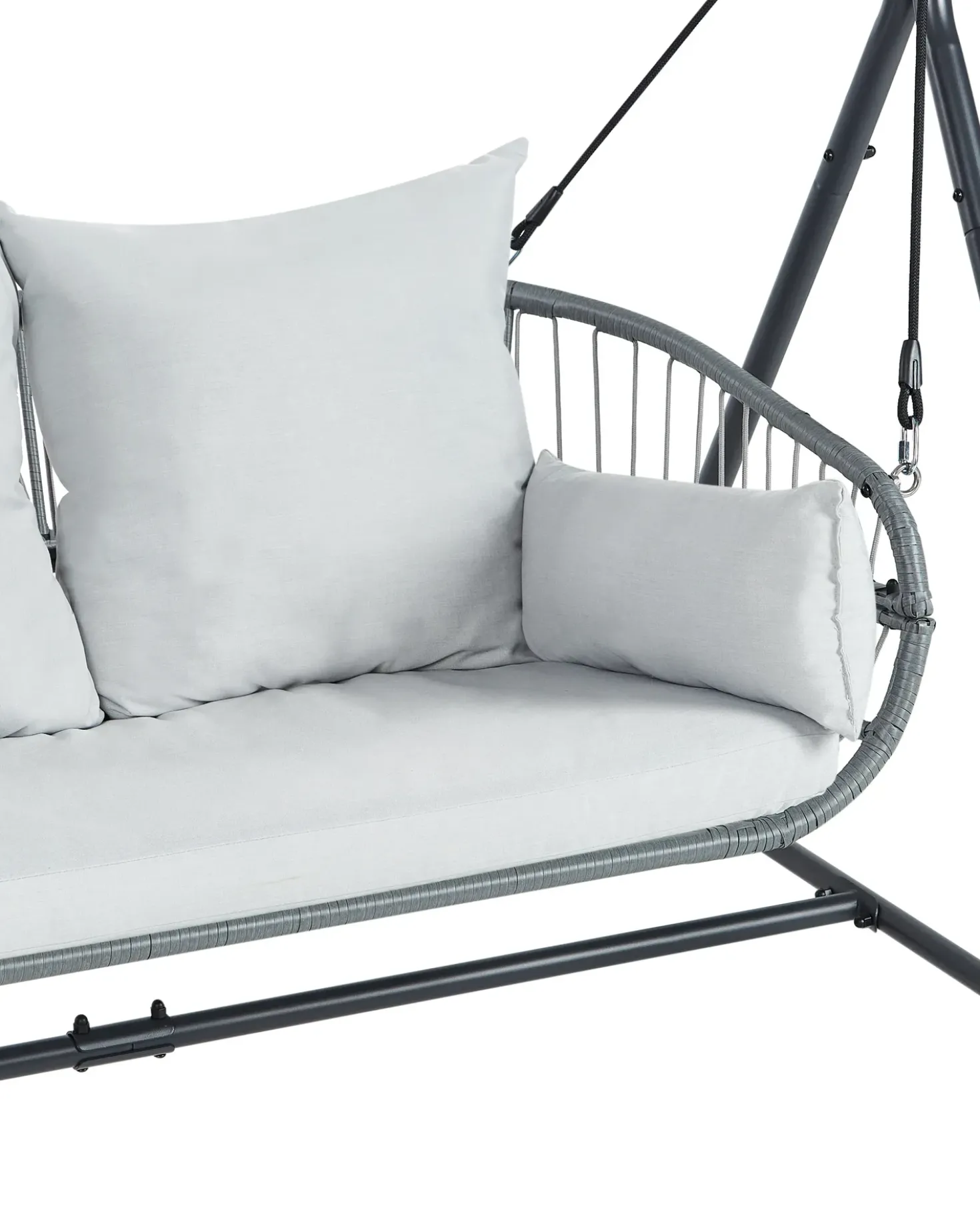Gyngesofa FIASTRA Metal Lysegrå