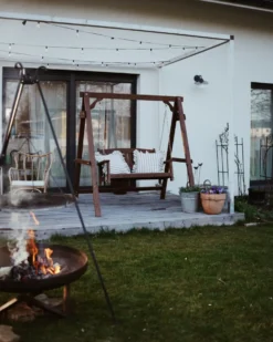 Gyngesofa NERITO Grantræ Mørkebrun