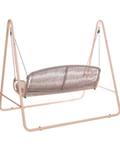 Gyngesofa NORCIA Metal Beige