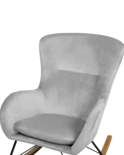 Gyngestol ELLAN Velour Lysegrå