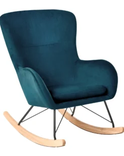 Gyngestol ELLAN Velour Søblå