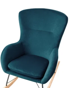 Gyngestol ELLAN Velour Søblå
