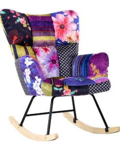 Gyngestol OULU Velour Multifarvet