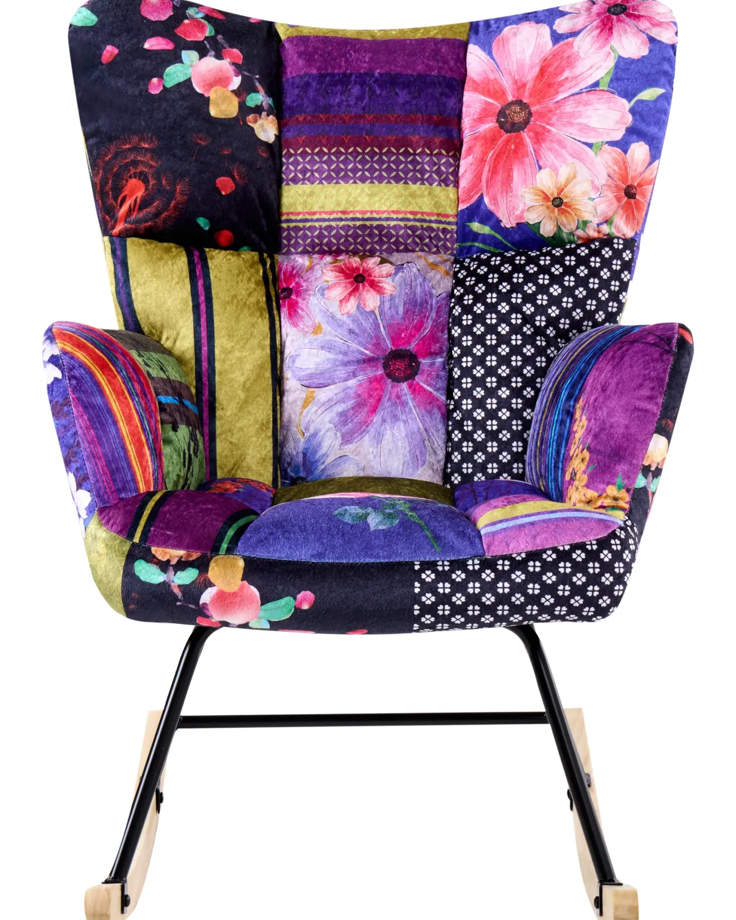 Gyngestol OULU Velour Multifarvet