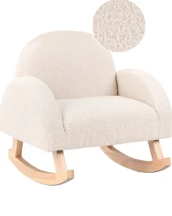 Gyngestol til børn HUG Boucle Lys Beige