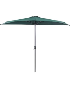 Halvrund parasol 270 cm GALATI Grøn