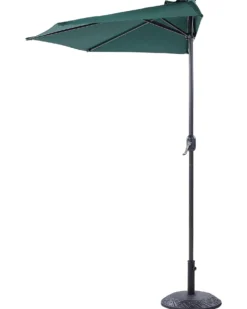 Halvrund parasol 270 cm GALATI Grøn