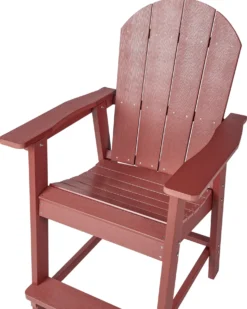 Have barstol ADIRONDACK Syntetisk materiale Rød