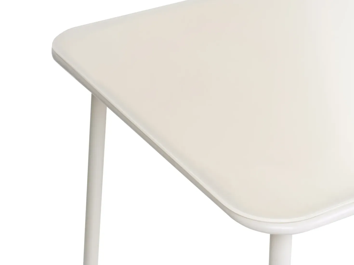 Havebord CARAVINO 160 cm 90 cm Metal Lys Beige