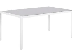 Havebord CATANIA 160 cm 91 cm Glas Grå