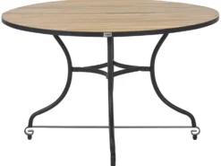 Havebord LASCARI 120 cm 120 cm Akacietræ Lysebrun